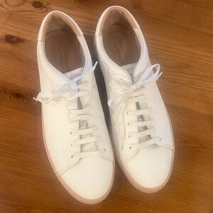 Everlane Releather Leather White Lace Up Sneaker